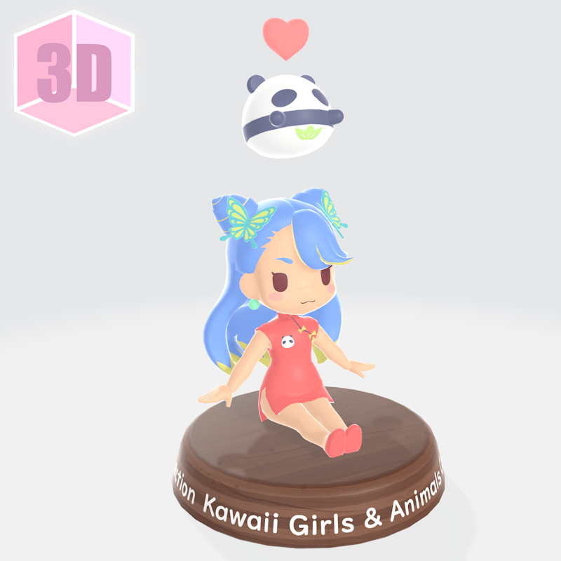 Panda Girl 3D #3