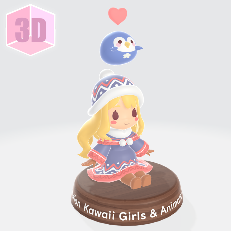 Penguin Girl 3D #4