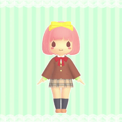 School Uniform Jump! Tanuki Girl 3D