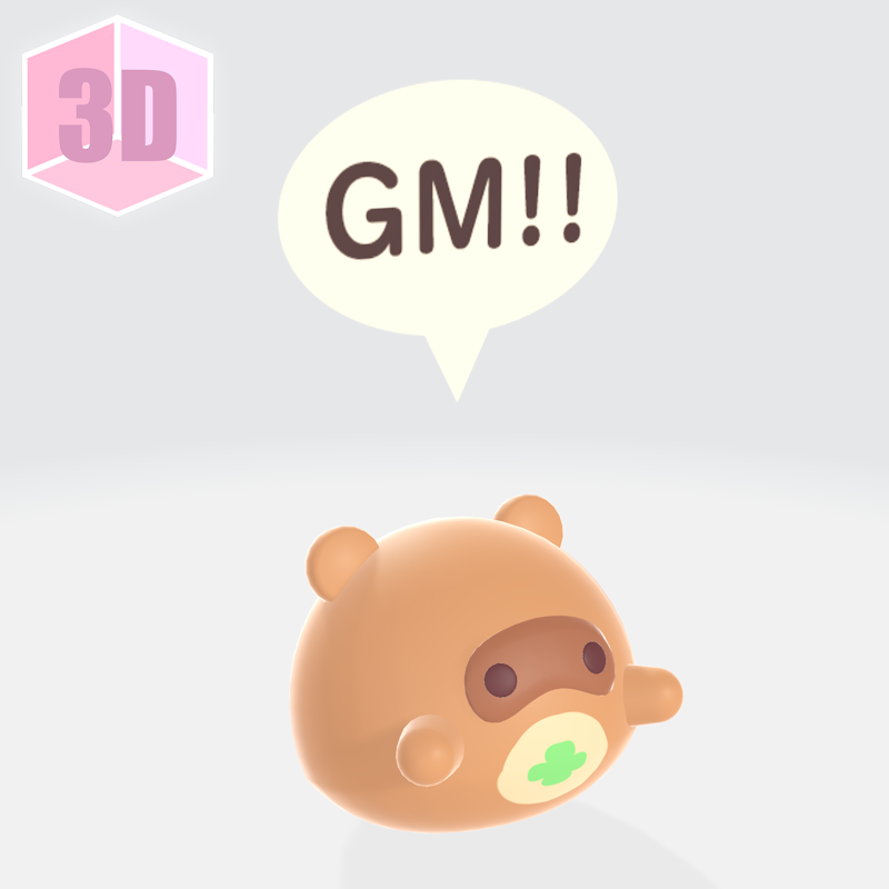 GM!! Tanuki 3D