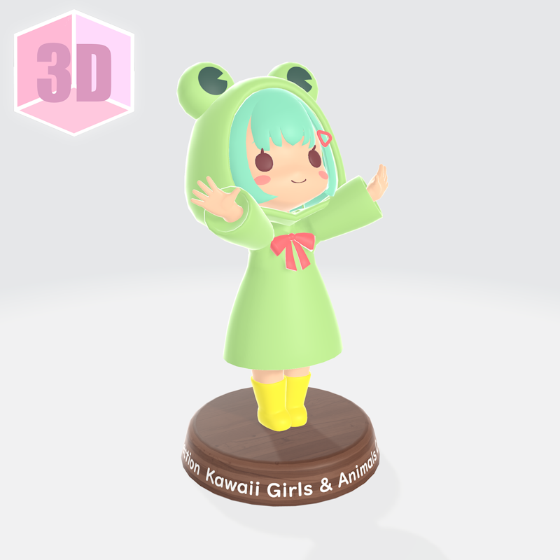 Frog Girl 3D | Posing Series Vol.1
